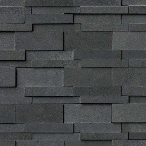 Basalt mosaic tile in Neptune 3D Interlocking