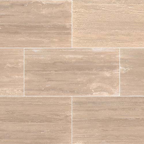 Travertine tile in Roman Veincut 12x24 Polished