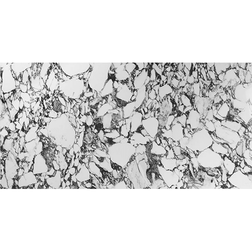 Black + White Pebble 24" x 48" Polished Porcelain Tile