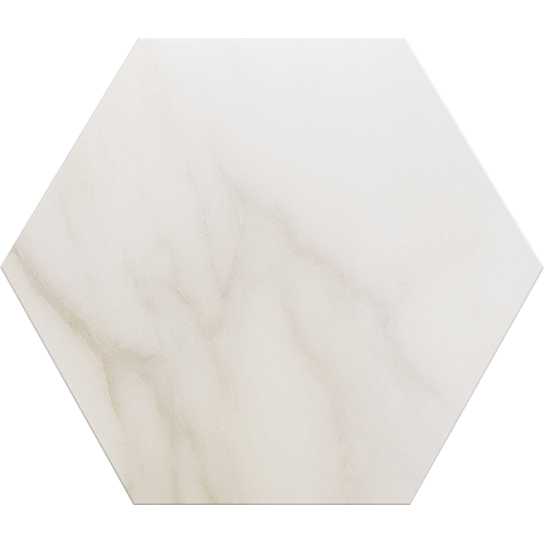 Ducale Calacatta 6” Hexagon Matte Ceramic Tile