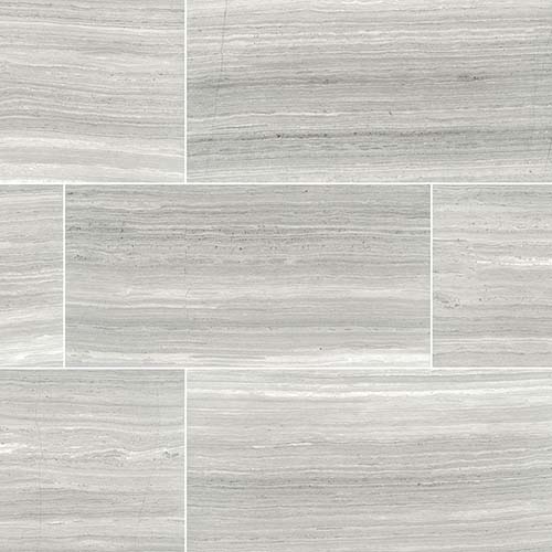 Marble tile in White Oak 12x24 Polished
