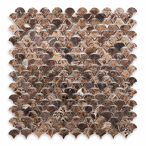 Emperador Dark - Fan 1" Polished