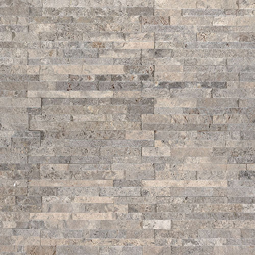 Travertine tile in Silver Travertine Mini Panel