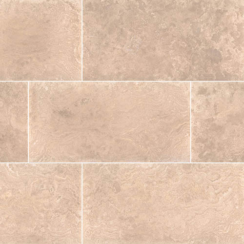 Travertine tile in Tuscany Platinum 12x24
