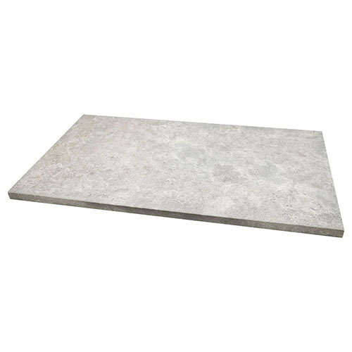 Porcelain Coping in Lunar Silver 13x24 Eased Coping