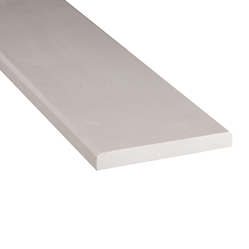 Engineered Marble tile in White Marble 6x36 Threshold