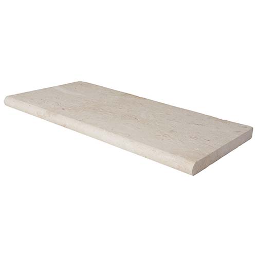 Limestone Coping in Mayra White 12x24x5Coping