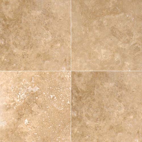 Travertine Paver in Tuscany Walnut 16x16 Paver