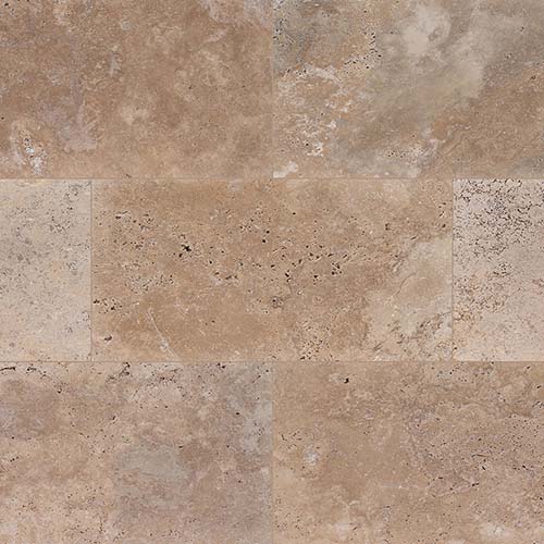 Travertine Paver in Tuscany Walnut 16x24x3cm Paver