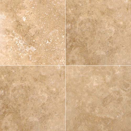 Travertine Paver in Tuscany Walnut 24x24x3cm Paver