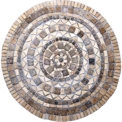 Travertine Medallion 020