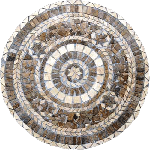 Travertine Medallion 022