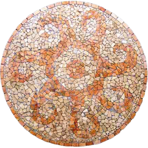 Travertine Medallion 024