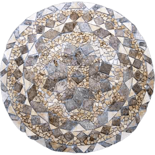 Travertine Medallion 029