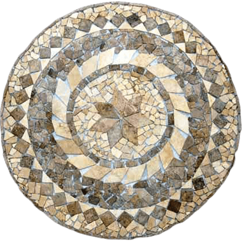 Travertine Medallion 031