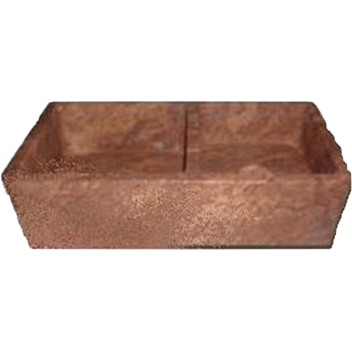 Peach Travertine Sink - Ranch