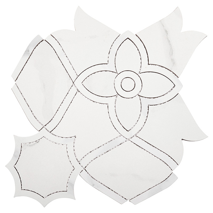 Porcelain tile in Botanelle Fragrance