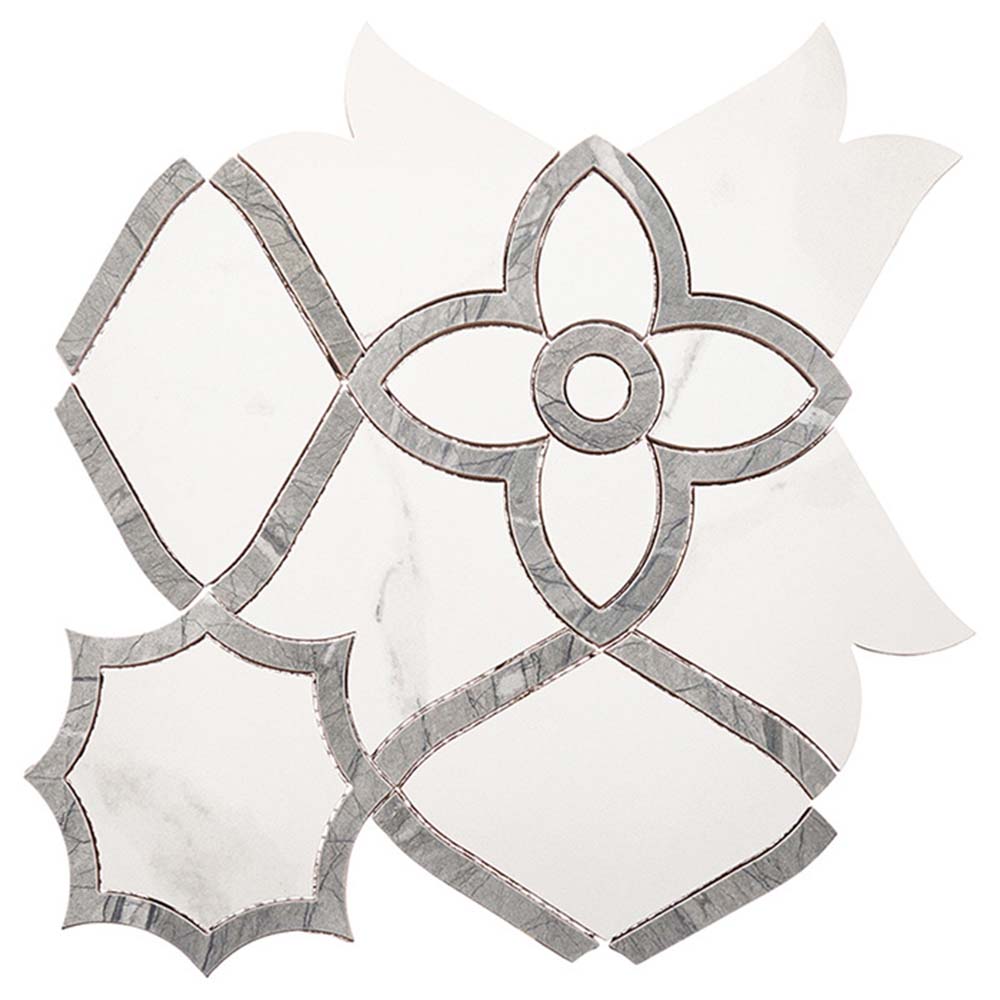 Porcelain tile in Botanelle Plumeria