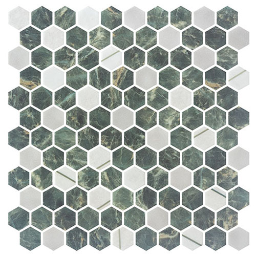 Glass Mosaic tile in Aragon Hills in Lodge Clover