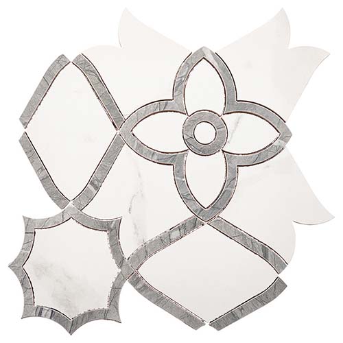 Porcelain tile in Botanelle Plumeria