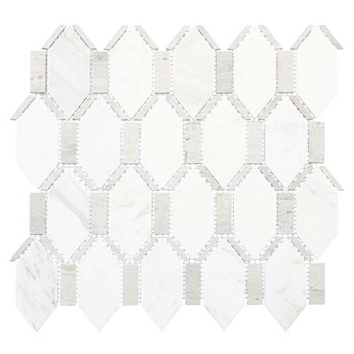 Marble Mosaic tile in Gallery Groove The Met