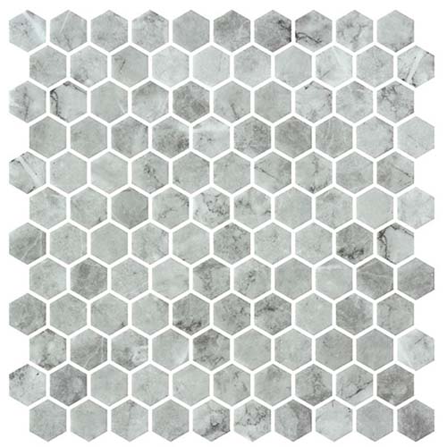 Glass Mosaic tile in Grenada Views Kastile Platina