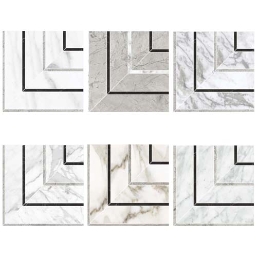 Riviera Porcelain Mosaic Picco Honed