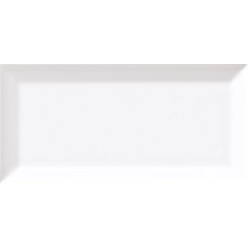 CC Textures Beveled Matte White Ice 4 1/4" x 10"