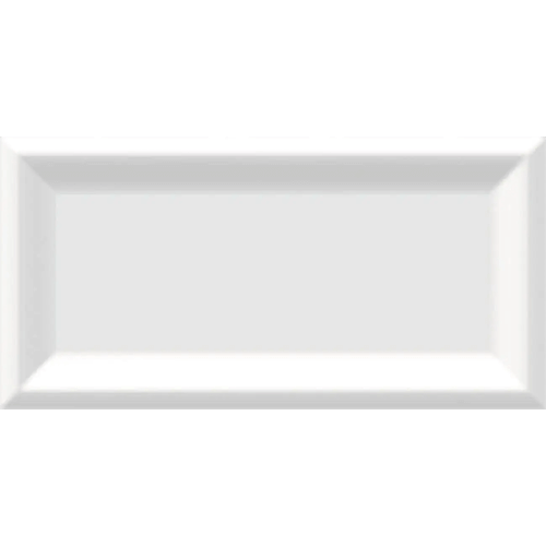 CC Textures Reverse Beveled Bright White Ice 3" x 6"