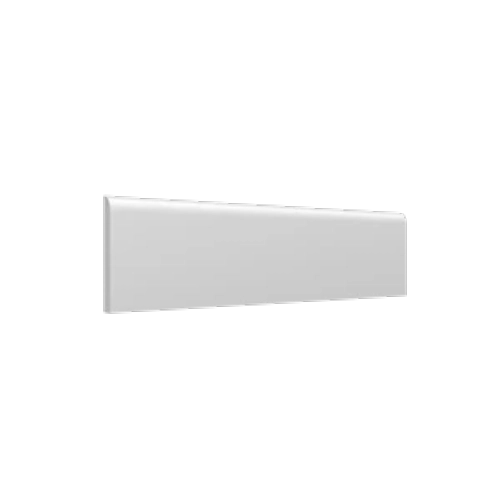 Trevi Silver 3" x 12" Surface Bullnose