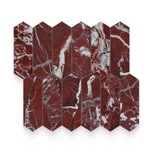 Breccia Vino 2" x 6" Picket Polished