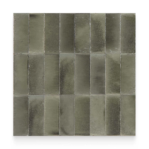 Breeze Grigio 2" x 6" Rectangle Glossy