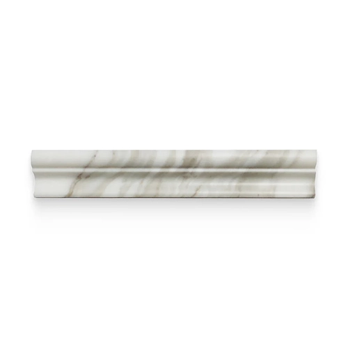 Calacatta Gold 2" x 12" Crown Molding Honed