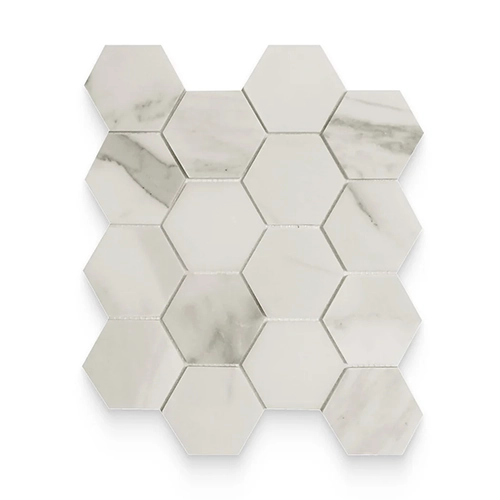Calacatta Gold 3" x 3" Hexagon Honed