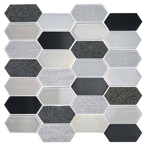 Glass Mosaic tile in Modular Garden Tivoli Square