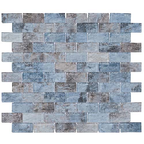 Glass Mosaic tile in Wintour Castile Alnwick Banquet Brick