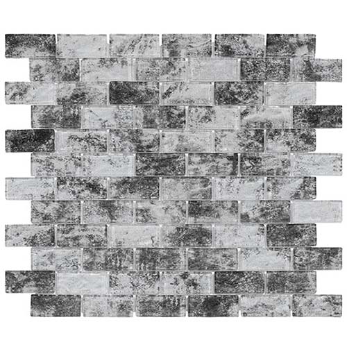 Glass Mosaic tile in Wintour Castile Lancaster Dusk Brick