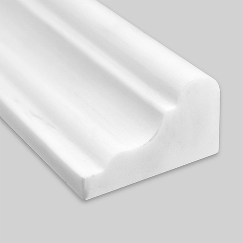 Bianco Dolomite - Grand Chair Rail (F5) Honed