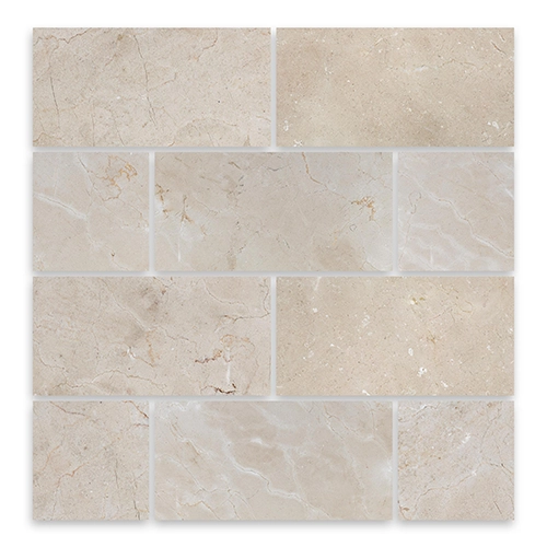 Crema Marfil Classic 3" x 6" Tumbled