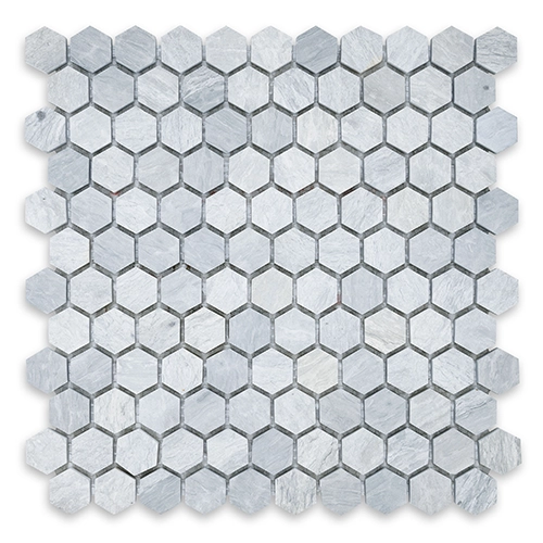 Haisa Blue - Hexagon 1"