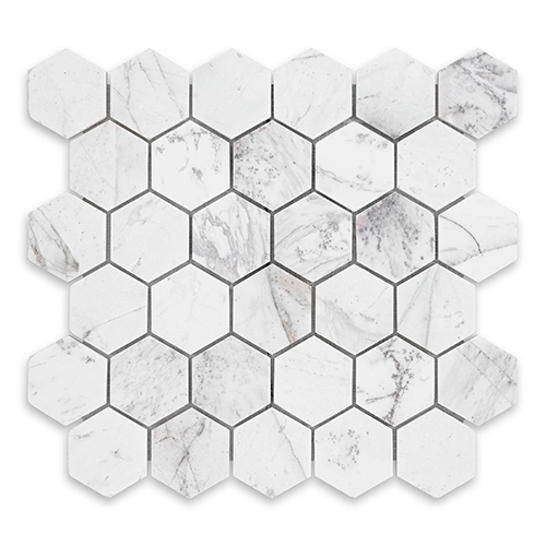 Volakas - Hexagon 2" Polished