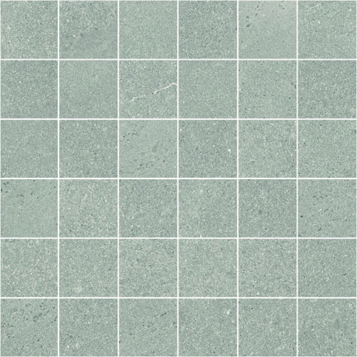 Porcelain Mosaic tile in Burlington Gray Matte 2x2 Mosaic