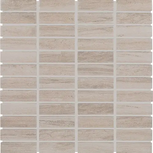 Articulo 1" x 3" Mosaic Column Grey 12" x 12"
