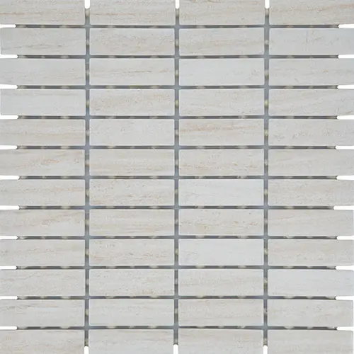 Articulo 1" x 3" Mosaic Editorial White 12" x 12"