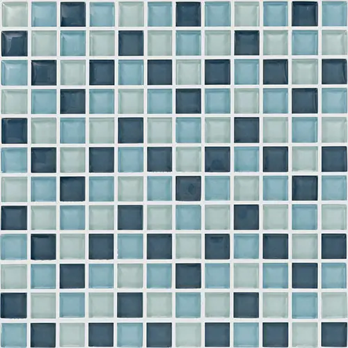 Color Wave Mosaic Winter Blues 12" x 12"