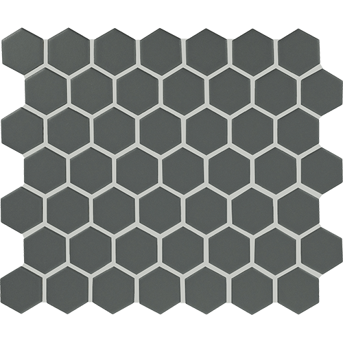 Color Wheel Mosaic Hexagon Matte Chalkboard 12" x 14"