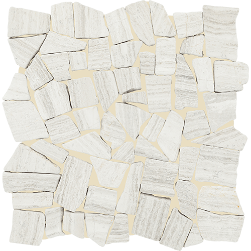 Decorative Accents River Pebble Chenille White 12" x 12"