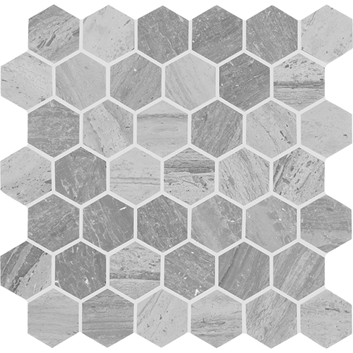 Fonte 2" Hexagon Heather Harbor 13" x 13"