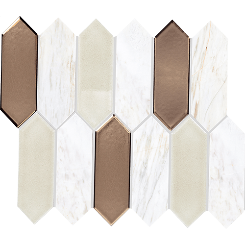 Fonte Picket Pier White Blend 12" x 11"