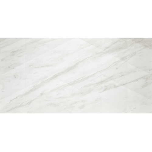 Perpetuo Geometric Timeless White 12" x 24"